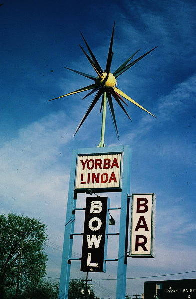 Yorba Linda Lanes - Vintage Sign